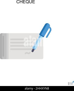 Überprüfen Sie das einfache Vektorsymbol. Illustration Symbol Design-Vorlage für Web mobile UI-Element. Stock Vektor