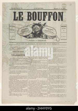 Le Bouffon - Le Salon de 1868 10. Mai 1868 Edward Ancourt Französisch. Le Bouffon - Le Salon de 1868 356848 Stockfoto