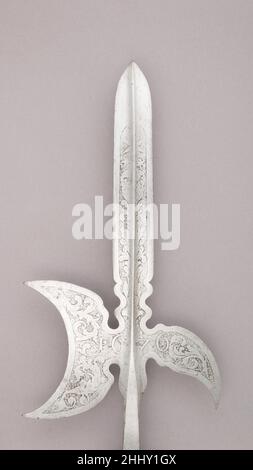 Halberd von Friedrich von Hessen, Fürstbischof von Breslau (reg. 1671–82) datiert 1676 deutsch. Halberd von Friedrich von Hessen, Fürstbischof von Breslau (reg. 1671–82) 27027 Stockfoto