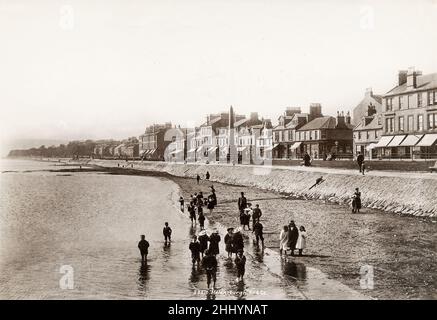 Vintage-Fotografie, Ende 19th, Anfang 20th. Jahrhundert, Ansicht von Helensburgh, Schottland Stockfoto