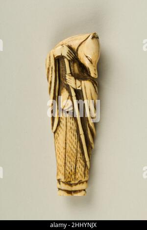 Netuske mit Fox aus dem Kyōgen Play 'Hakuzōsu' Japan des 19th. Jahrhunderts. Netuske mit Fox vom Kyōgen Play 'Hakuzōsu' 60379 Stockfoto