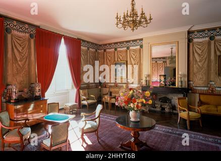 Saché, Schloß, Großer Salon Stockfoto