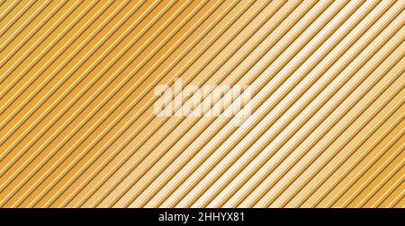 Industrial Panorama goldenen Hintergrund, viele diagonale Linien - Vektor-Illustration Stock Vektor