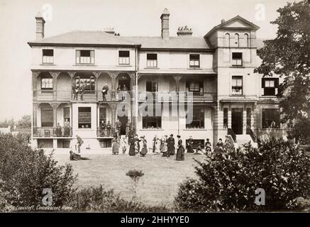 Vintage-Fotografie, Ende 19th, Anfang 20th Jahrhundert, Ansicht des Convalescense Home, Lowestoft, Suffolk Stockfoto