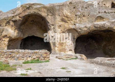 Höhlenstadt in Georgien in der Region Gori Stockfoto