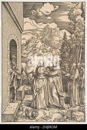 Die Heimsuchung, aus dem Leben der Jungfrau 1503–4 Albrecht Dürer Deutsch. Die Heimsuchung, aus dem Leben der Jungfrau 388603 Stockfoto