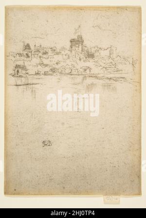 Windsor (Memorial) 1887 James McNeill Whistler Amerikaner. Windsor (Memorial) 372710 Stockfoto