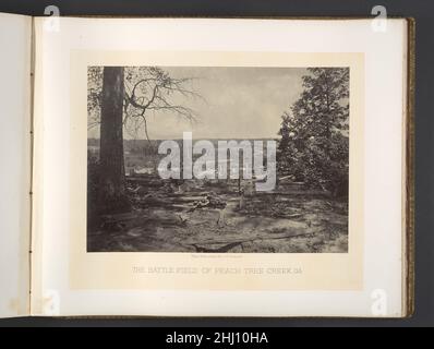 The Battle Field of Peach Tree Creek, Georgia 1860s George N. Barnard American. Das Schlachtfeld von Peach Tree Creek, Georgia 294478 Stockfoto