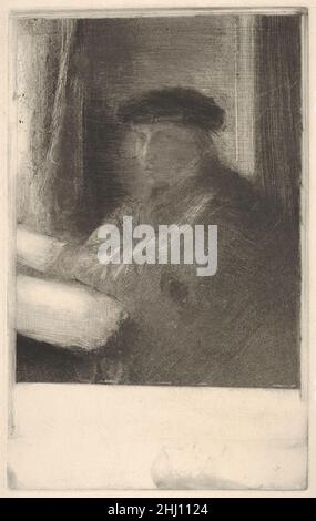 Der Kupferstecher Joseph Tourny 1857 Edgar Degas Französisch. Der Graveur Joseph Tourny 343330 Stockfoto