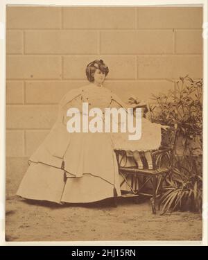 La Colombe et le Tigre 1860s Pierre-Louis Pierson Französisch. La Colombe et le Tigre 261387 Stockfoto