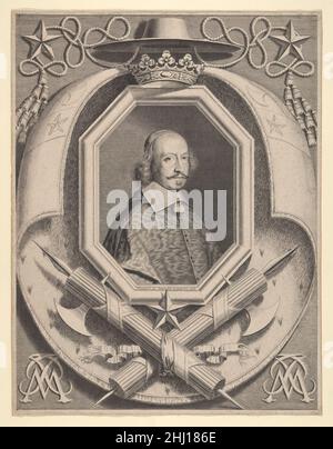 Kardinal Jules Mazarin 1659 Robert Nanteuil Französisch. Kardinal Jules Mazarin 428818 Stockfoto