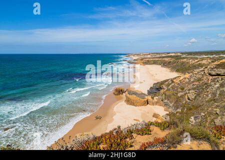 Küste von Alentejo bei Sines, Portugal Stockfoto