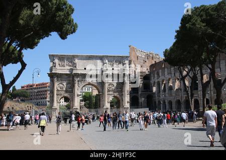 In Rom, Italien, gibt es viele Dinge zu sehen. Stockfoto