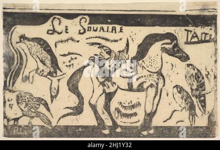 Le Sourire;Taiti (Lächeln; Tahiti) Dezember 1899 Paul Gauguin Französisch. Le Sourire;Taiti (Lächeln; Tahiti) 337885 Stockfoto