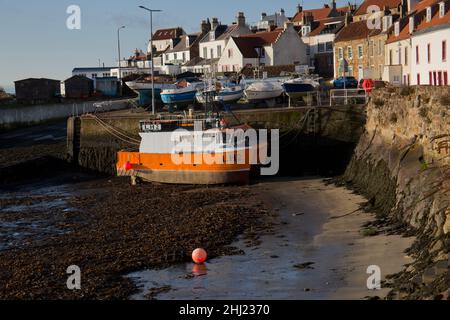 St. Monans Harbour, Fife, Schottland Stockfoto