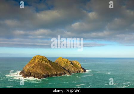 Carters Rocks Holywell Bay North Cornwall Stockfoto