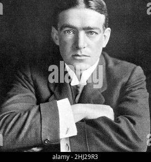 ERNEST SHACKLETON (1874-1922) Anglo-irischer Antarktisforscher IM Jahr 1913 Stockfoto