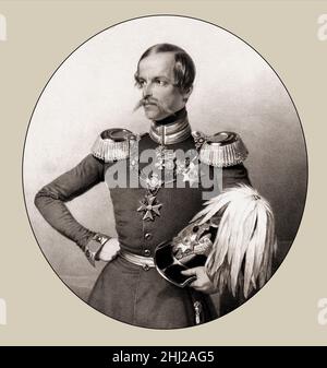 Prinz Waldemar von Preußen, Friedrich Wilhelm Waldemar von Preußen, 1817 – 1849 Stockfoto