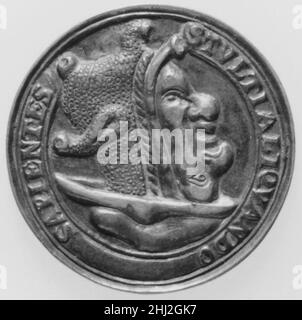 Medaille im Stil des 16th. Jahrhunderts von Friedrich Hagenauer Deutsch. Medaille 202446 Stockfoto