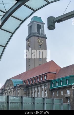 Rathaus Spandau, Carl-Schurz-straße, Spandau, Berlin, Deutschland Stockfoto