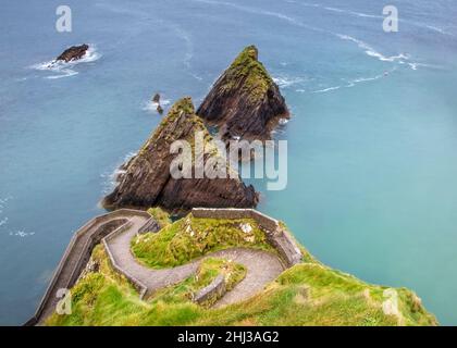 Dunquin Pier, Irlands Sheep Highway, Dingle Peninsula, Irland Stockfoto