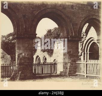Buildwas Abbey 1858 Alfred Capel Cure Britisch. Buildwas Abbey 265775 Stockfoto