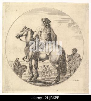 Ein ungarischer Kavalier ca. 1651 Stefano della Bella Italienisch. Ein ungarischer Kavalier 375777 Stockfoto