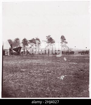 Artillery Camp, City Point, Virginia 1861–65 Andrew Joseph Russell American. Artillery Camp, City Point, Virginia 268144 Stockfoto