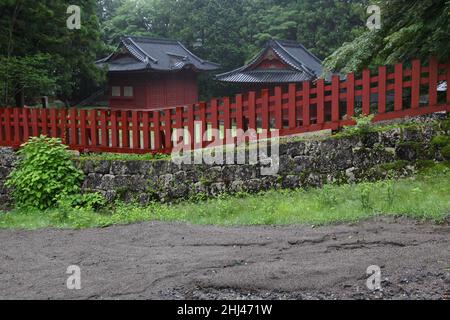 Altes ländliches Japan in Nikko Stockfoto