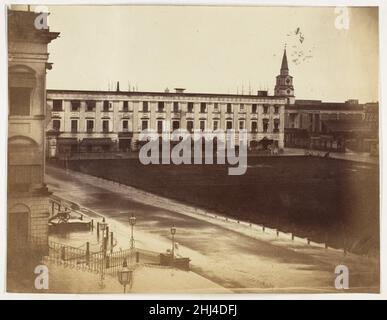 [Spence's Hotel & St. John's Cathedral, Kalkutta] 1858–61 John Constantine Stanley British. [Spence's Hotel & St. John's Cathedral, Kalkutta] 287685 Stockfoto