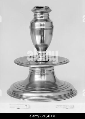 Candlestick 1630–70 Britisch oder Flämisch. Kerzenhalter 1385 Stockfoto