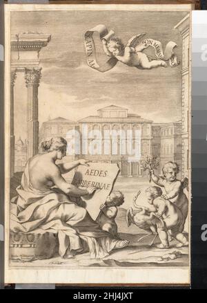 Aedes Barberinae 1642 Geschrieben von Girolamo Teti Italienisch. Aedes Barberinae 344493 Stockfoto