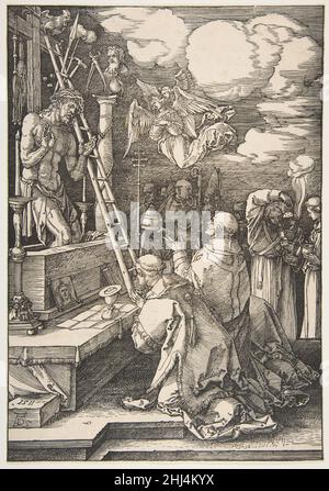 Die Messe des heiligen Gregor 1511 Albrecht Dürer Deutsch. Die Messe des heiligen Gregor 388785 Stockfoto