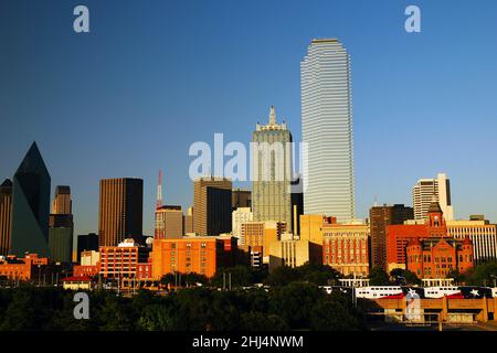 Die Skyline von Dallas, Texas Stockfoto