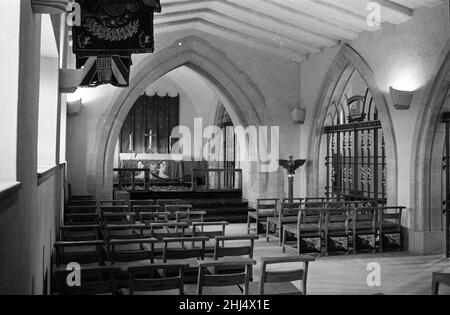 Guildford Cathedral, Surrey. 8th Mai 1961. Stockfoto