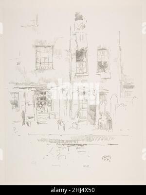 Churchyard 1887 James McNeill Whistler American. Kirchhof 372800 Stockfoto