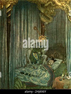 Geschichten von Hans Andersen - Edmund Dulac Farbtafel auf Seite 109. Stockfoto