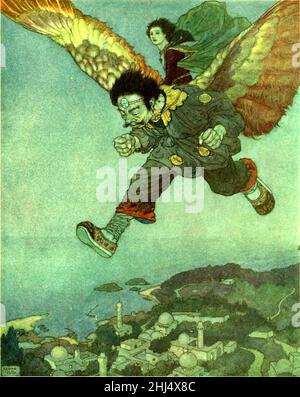 Geschichten von Hans Andersen - Edmund Dulac Farbtafel auf Seite 131. Stockfoto