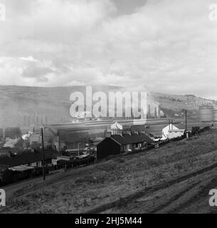 Tredegar, Blaenau Gwent, Wales. Gelegen innerhalb der historischen Grenzen von Monmouthshire. September 1960. Stockfoto