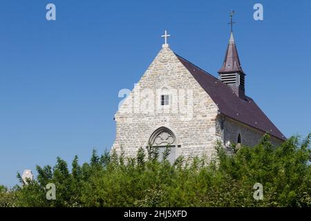 L'église Saint-Martin à Tardinghen. 13ème siècle. Pas-de-Calais. Stockfoto