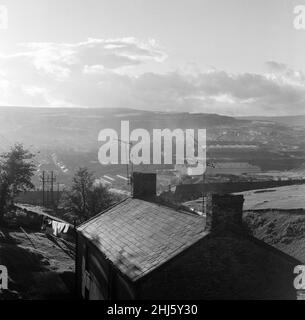 Tredegar, Blaenau Gwent, Wales. Gelegen innerhalb der historischen Grenzen von Monmouthshire. September 1960. Stockfoto