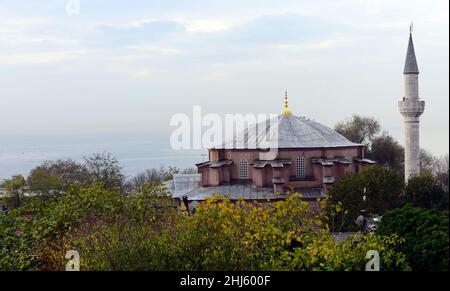 Die kleine Hagia Sophia in Fatih, Istanbul, Türkei. Stockfoto