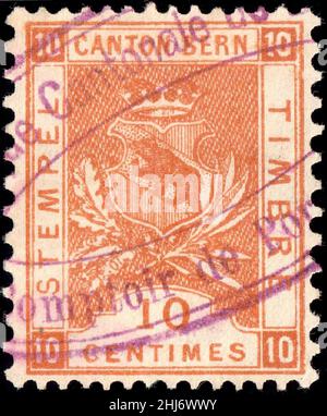 Schweiz Bern Umsatz 1892-1902 10c - 39A IX-01. Stockfoto
