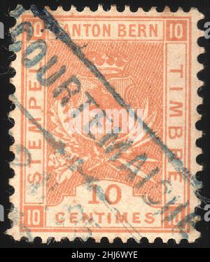 Schweiz Bern Umsatz 1892-1902 10c - 39A VI-94. Stockfoto