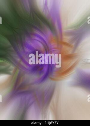 Abstrakte Gedrehte Lichtfasern. Effekte Hintergrundüberlagerung Überblendung. Stockfoto
