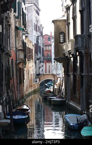 Gondeln in venedig, italien Stockfoto