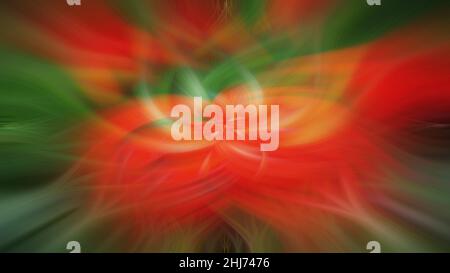 Ein schöner abstrakter, verdrehter Lichtfaser-Effekt-Hintergrund mit farbenfroher Spirale Stockfoto