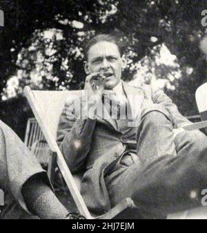 T. S. Eliot von Lady Ottoline Morrell, 1923. Stockfoto