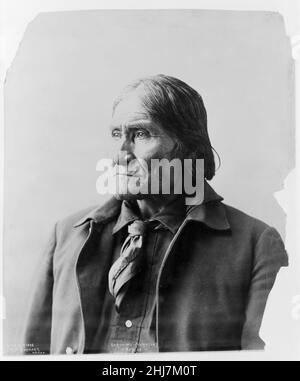 Geronimo (Guiyatle) - Apache - Antike und Vintage-Foto - Native american / Indian / American Indian. 1898. Stockfoto