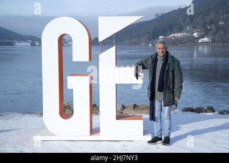 Nichola Meyer besucht eine Fotoschau im Rahmen des Gerardmer Film Festivals 29th (Festival International du Film Fantastique de Gerardmer) am 27. Januar 2022 in Gerardmer, Frankreich. Foto von Aurore Marechal/ABACAPRESS.COM Stockfoto